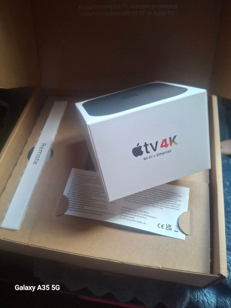 Apple TV 4K (Wi-Fi + Ethernet) - Brand New in Box.