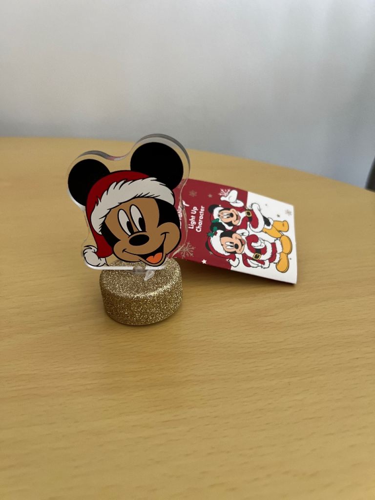 New Disney Mickey Mouse Light Up Christmas Character Decoration