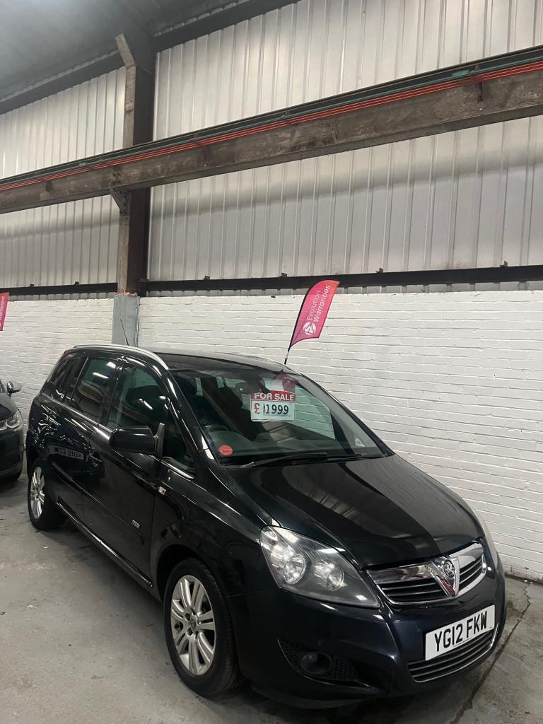 2012 Vauxhall Zafira 1.6i [115] Design 5dr MPV Petrol Manual
