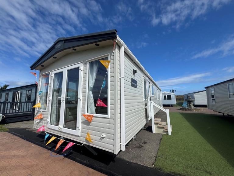 High spec sited static caravan for sale with integrated appliances - North Wales
