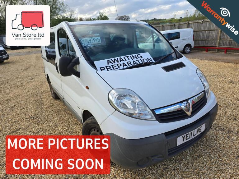 2011 Vauxhall Vivaro 2.0CDTI [115PS] Doublecab 2.9t PANEL VAN DIESEL Manual