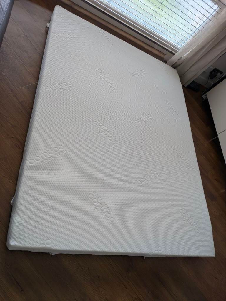 image for Luxury 7cm (3inch) ZenFloat® Memory Foam Mattress Topper Enhancer Overlay Dual-Layer