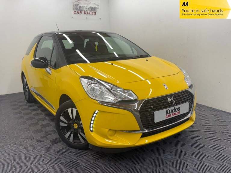 2018 DS Automobiles DS 3 1.2 puretech 82 chic 3dr - DAB - cruise - fsh HATCHBACK Petrol Manual