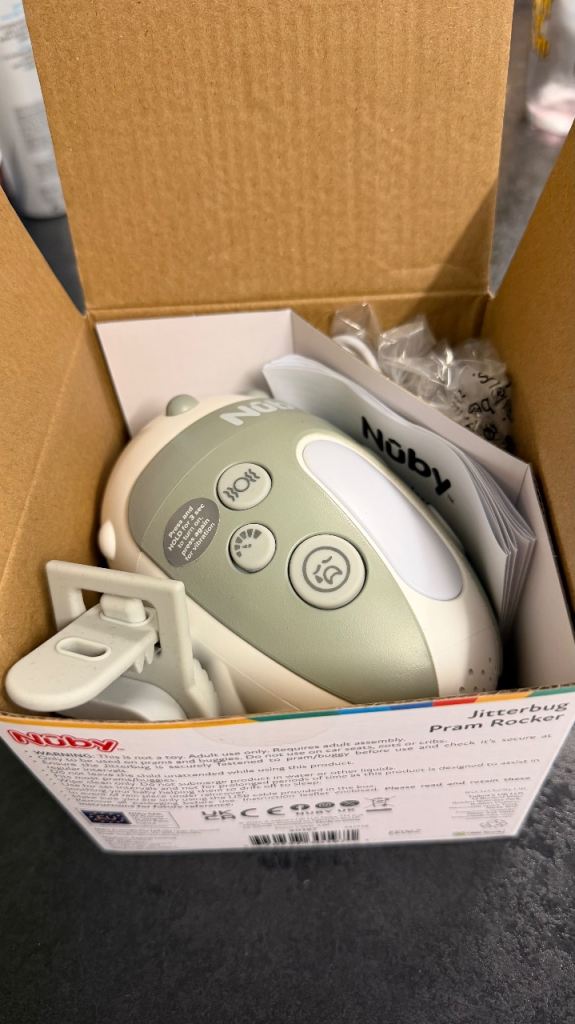 Nuby jitterbug pram rocker 
