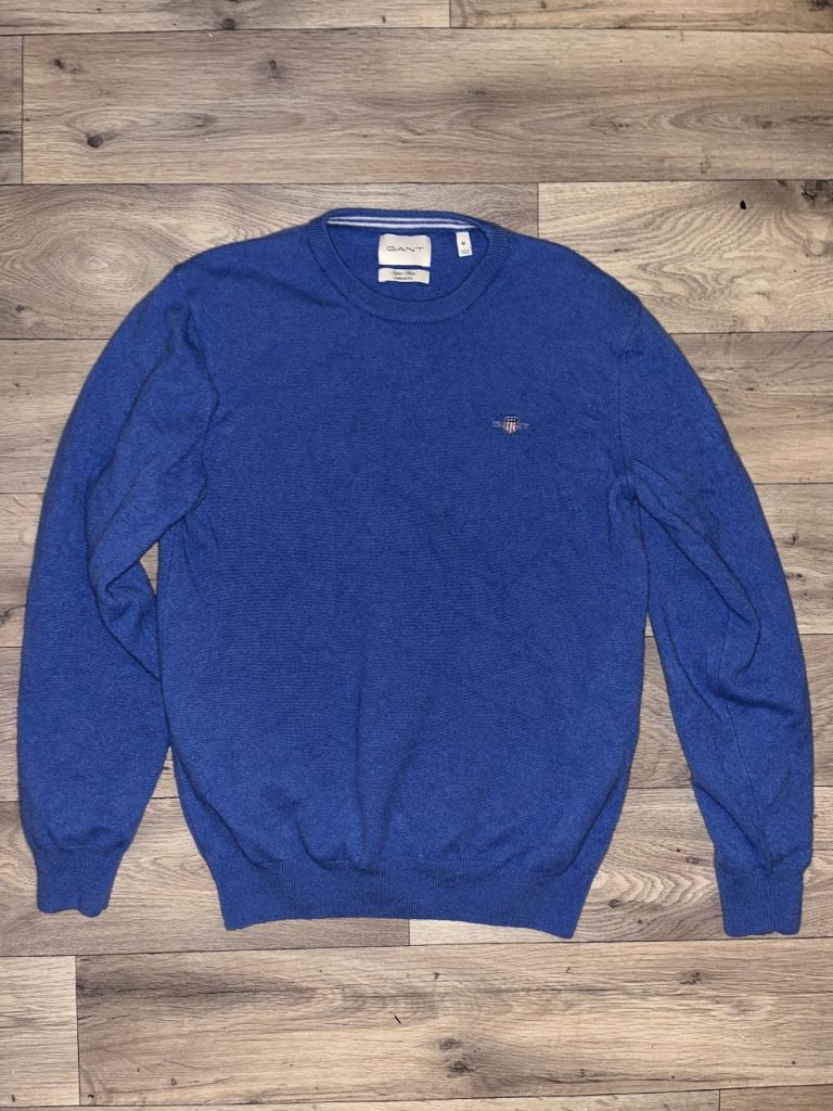 Men’s 100% Lambswool GANT Crewneck Size Small