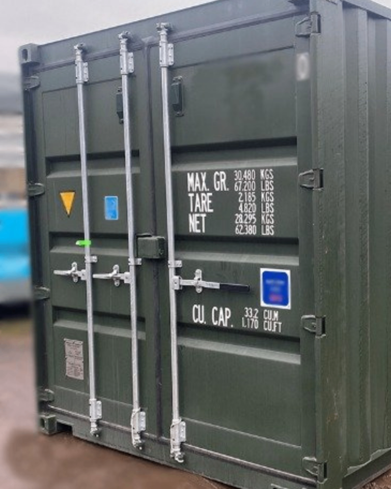 20ft One Trip Container - Easy opening doors