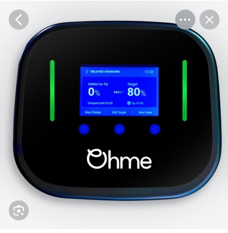 Brand new unopened Ohme Pro 7.4kw EV home charger with 8mtr tethered lead 