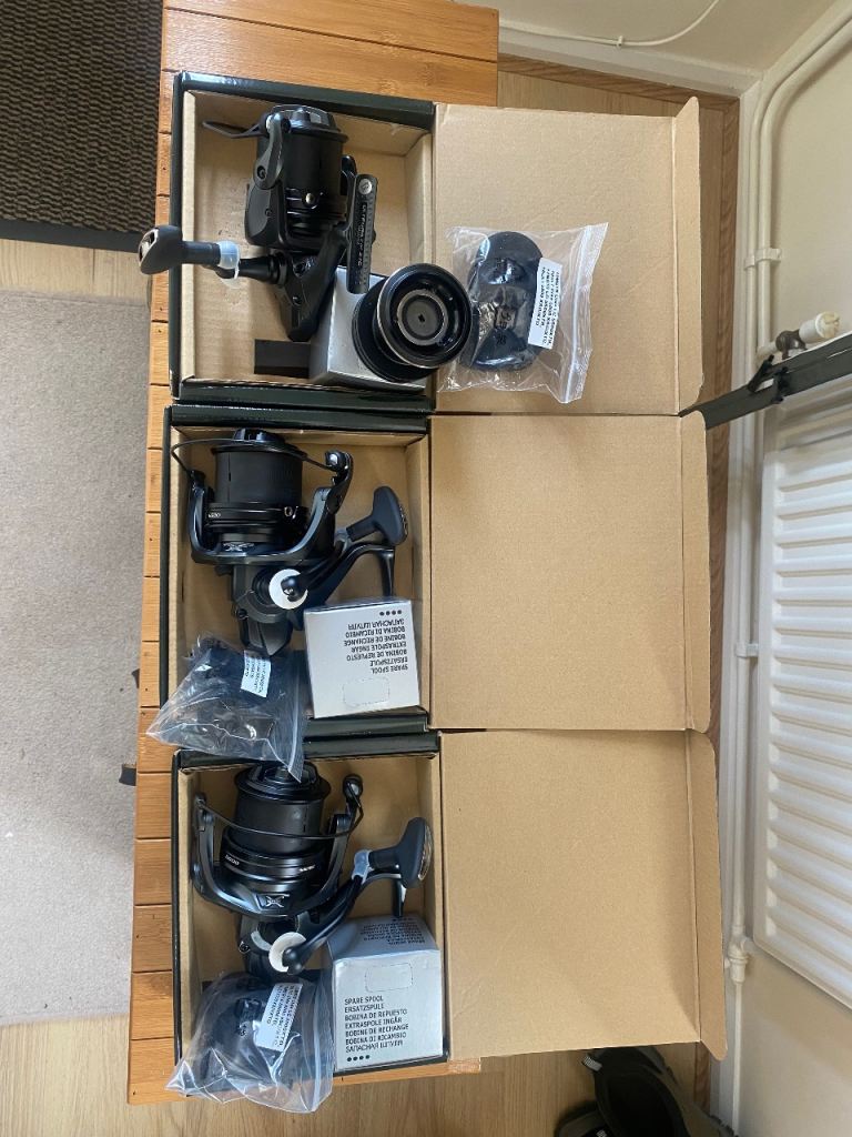 Set of 3 Shimano Ultegra CI4+ 5500 XTC Fishing Reels - NEW