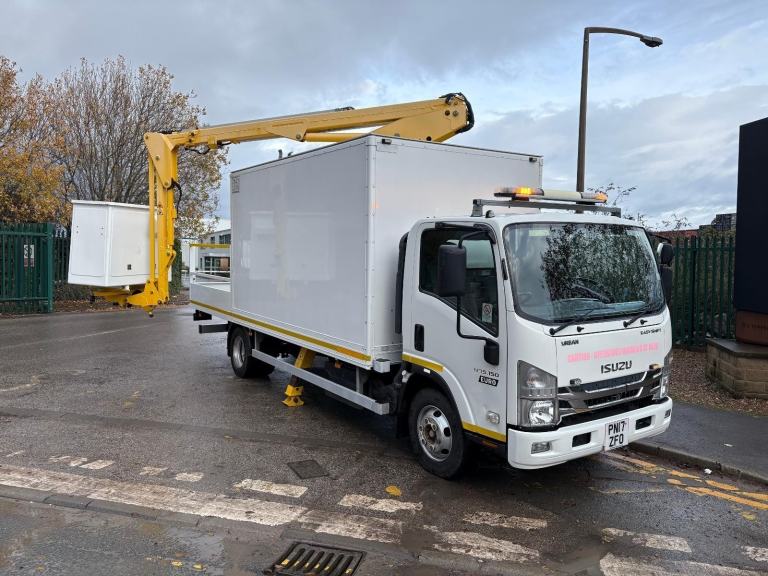 2017 Isuzu N75.150 euro6 sky king EV150 15meters cherry picker/work 14658 miles