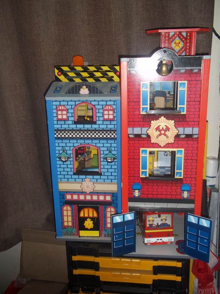 Wooden Fire / Police Station-- multi level car park