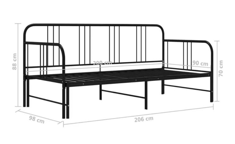 Single/double bedframe (no mattress)