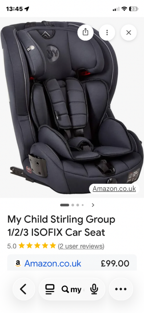 My child car seat