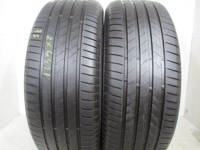 G471 2X 235/55 19 105W BRIDGESTONE TURANZA 6 NLITEN 1X5.5MM 1X6MM TREAD DOT 4124 4124