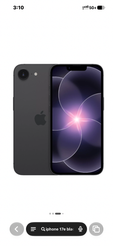 iPhone 17e 256GB Black