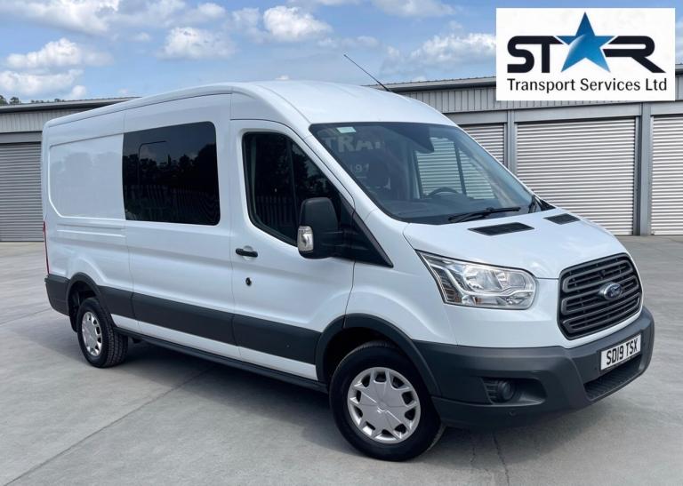 2019 Ford Transit 2.0 TDCi 130ps L3H2 D/Cab 6 seat Crew Van Crew Van Diesel Manual