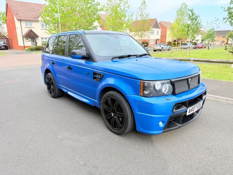 Range Rover Sport Revere (Wrapped diamond blue )