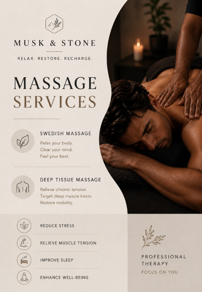 Swedish Massage by Male Therapist in Milton Keynes