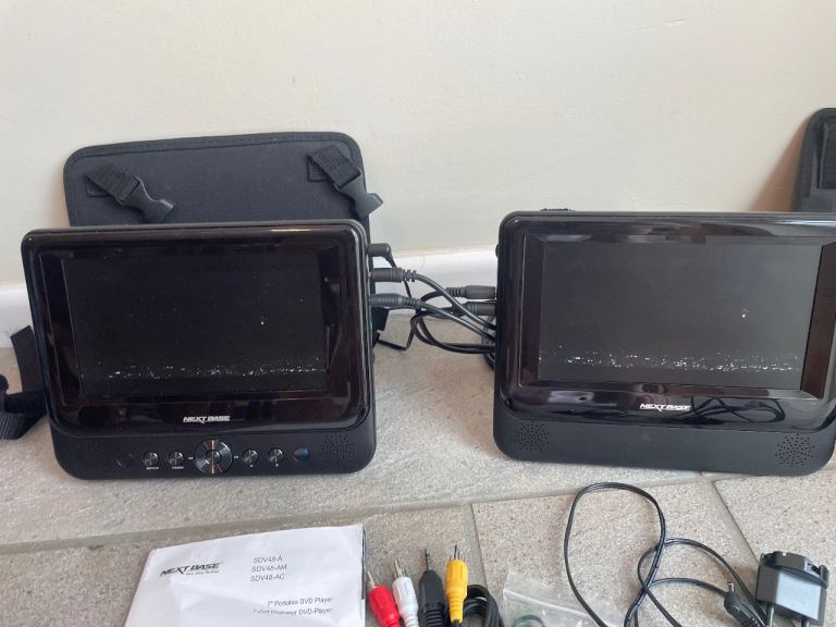 7” car dvd player with second screen