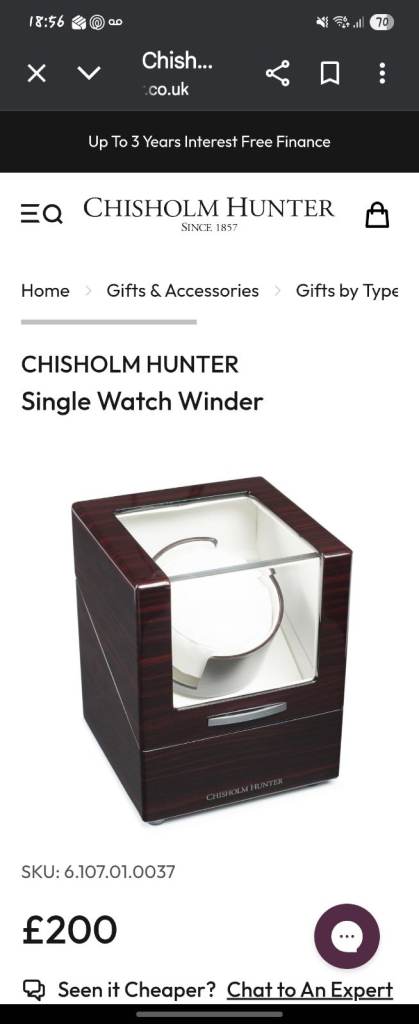 Chisholm Hunter Watch Winder