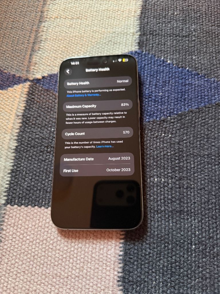 Iphone 15 pro max 256gb natural titanium 