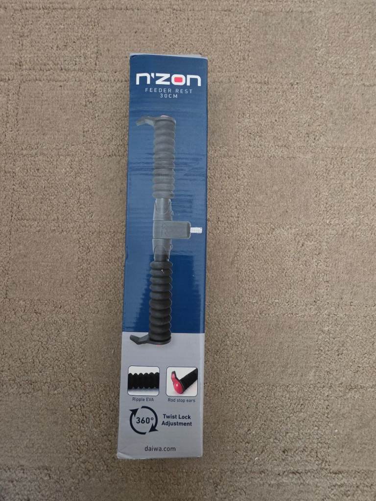 New Daiwa N'Zon Feeder Rest - Ripple EVA, Twist Lock Adjustment
