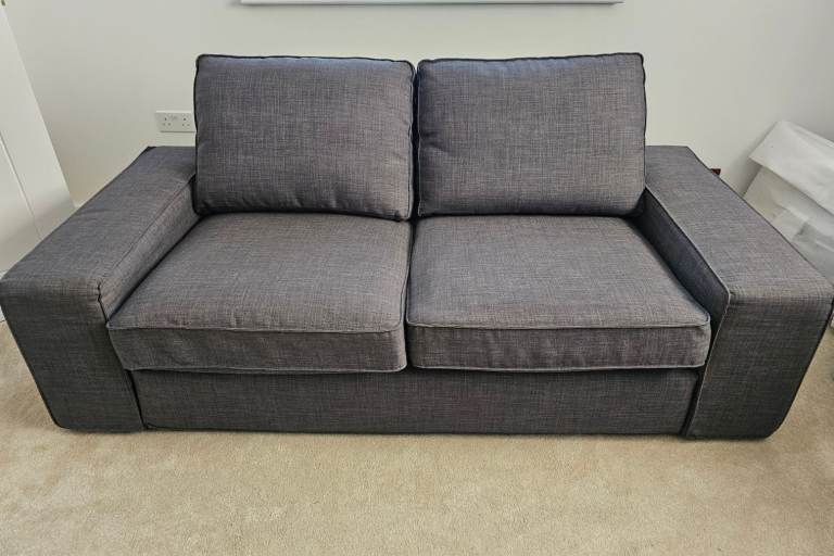 GORGEOUS! IKEA GREY 3-seat sofa - MUST GO!