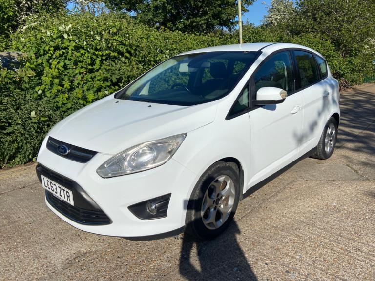 2014 Ford C-Max 1.6 Zetec 5dr White 76k Miles Years MOT Warranty MPV Petrol Manual