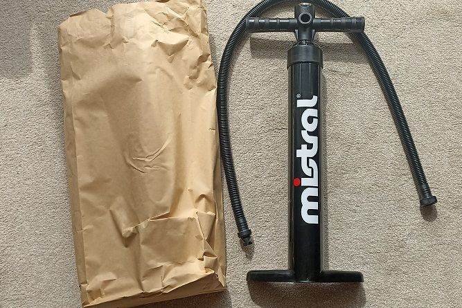 New Paddle board pump