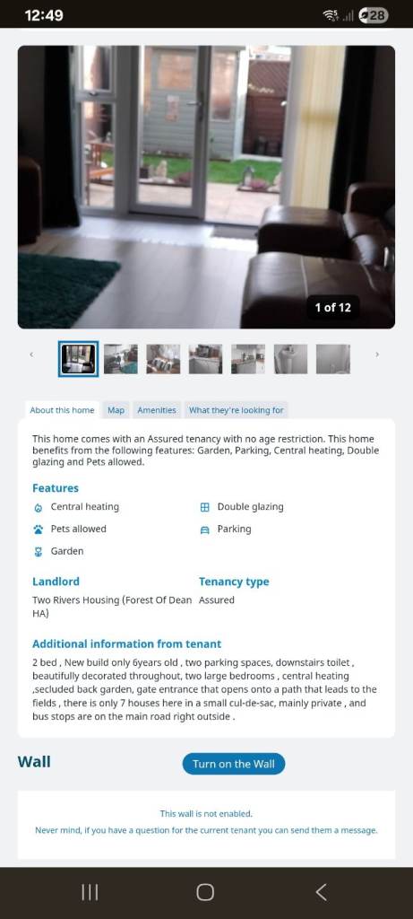 2 bedroom house to swap