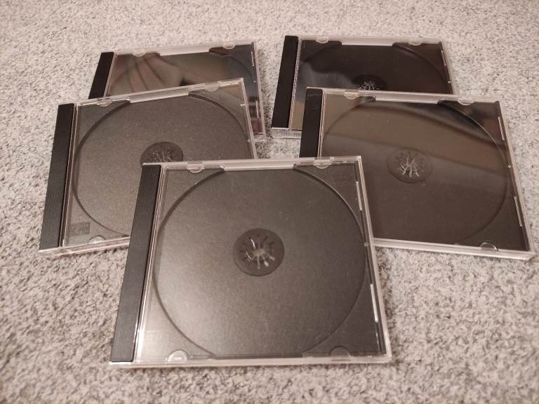 Five CD Jewel cases (bundle #1) - £4