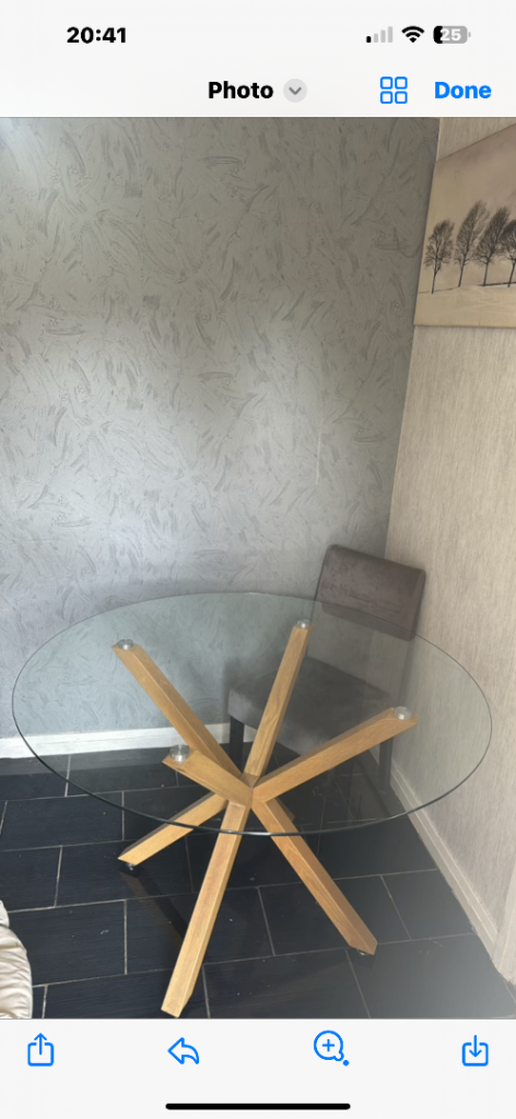 Dining table set