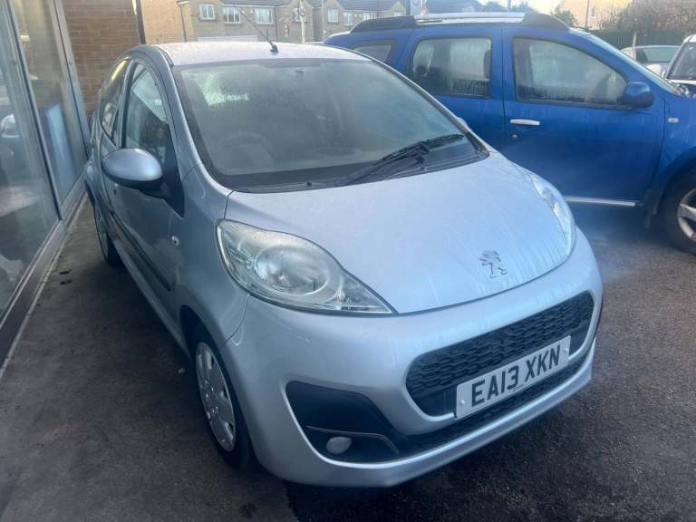 2013 Peugeot 107 2013 1.0 Active 5dr SILVER SERVICE GOOD FIRST TIME CAR £20 TAX HATCHBACK Petrol ...