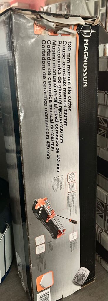 Magnusson 430mm Manual Tile Cutter – Brand New