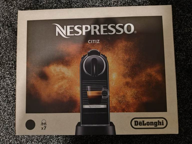 Nespresso Citiz Coffee Machine by De'Longhi for Original Coffee Pods
