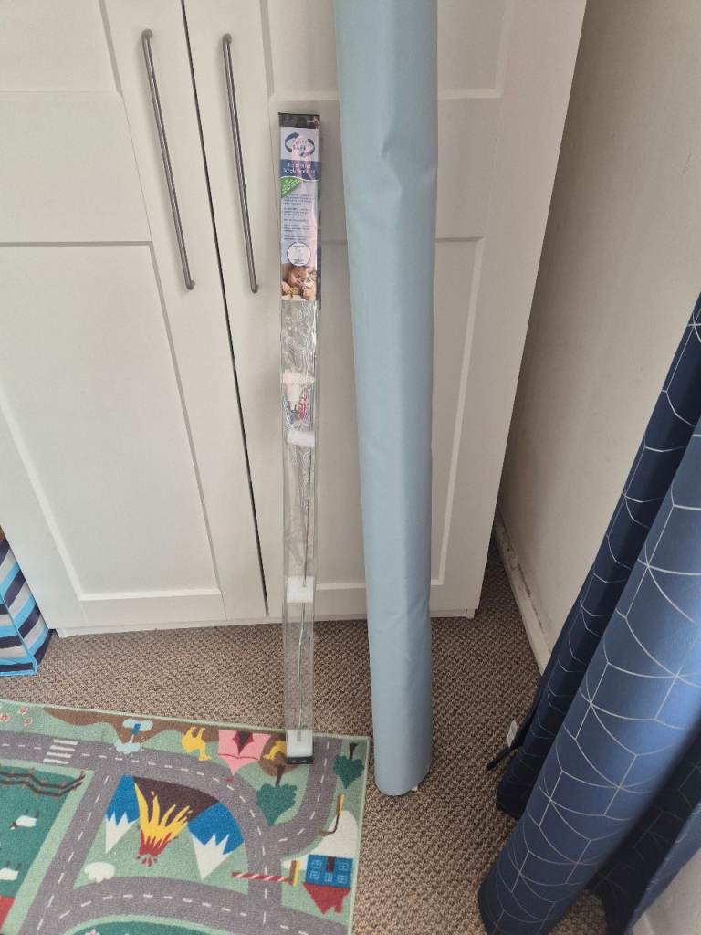 Duck egg blue roller blind