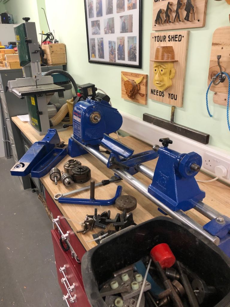 Record Power Tools CL2 Woodturning Lathe 36 x 18 with Accessories
