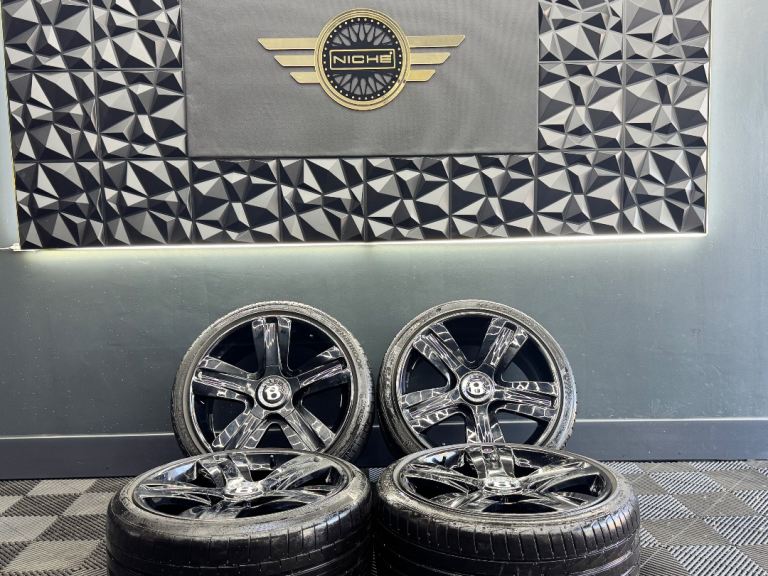 19” Inch Genuine Bentley Alloys Wheels 5x112 Vw Caddy Golf R Scirocco Audi Rs3