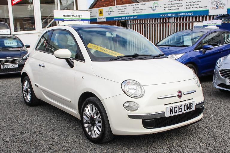 2015 Fiat 500 1.2 Lounge 3dr [Start Stop] HATCHBACK PETROL Manual
