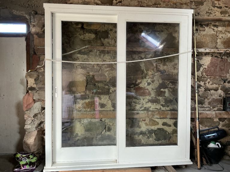 Blairs solid wood exterior patio door