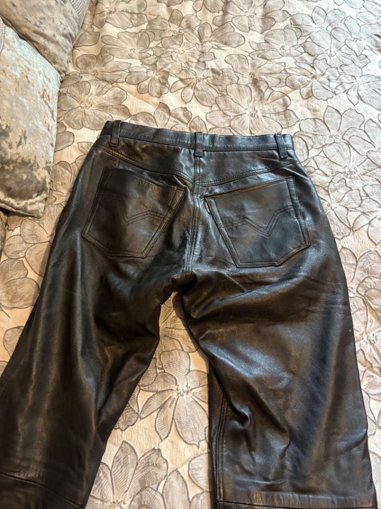 Ladies motorcycle leather trousers 
