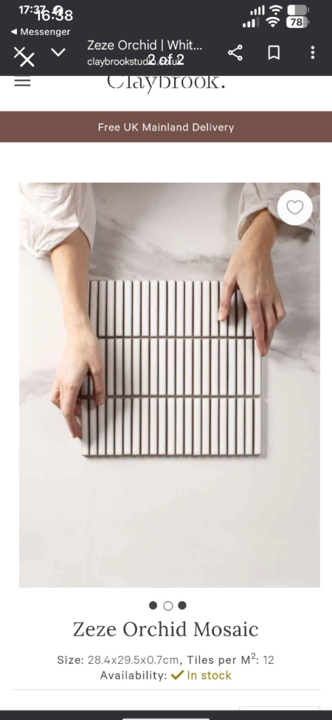 Claybrook Kitkat tiles