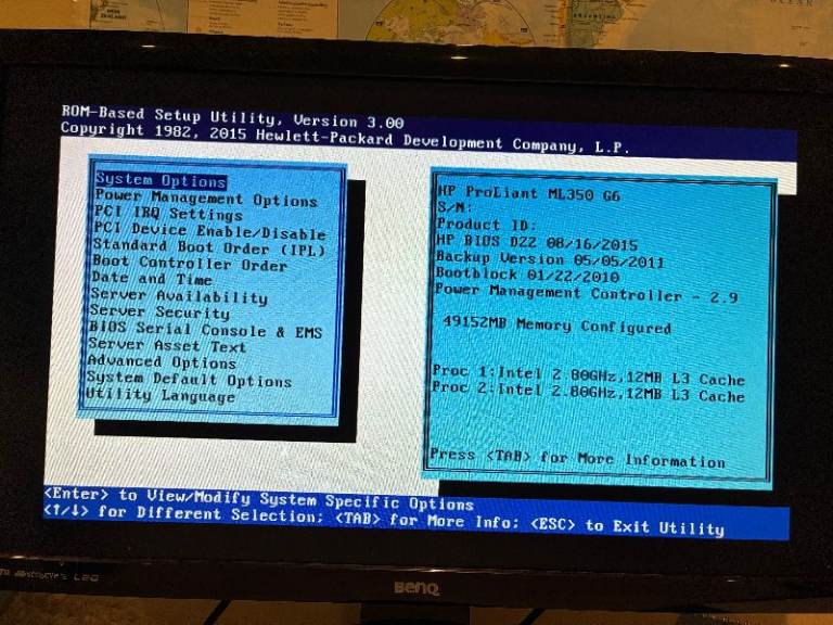 HP ProLiant ML350 G6 Server / Workstation
