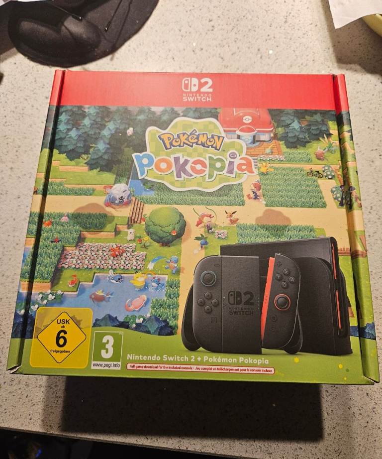 Brand New Nintendo Switch Console and Sealed Pokemon Pokopia Game