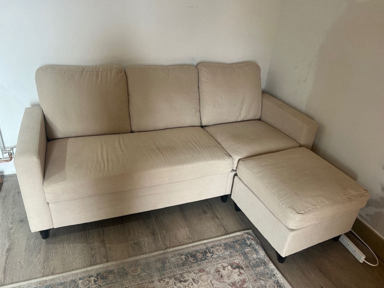 FREE Small 3 seater chaise sofa