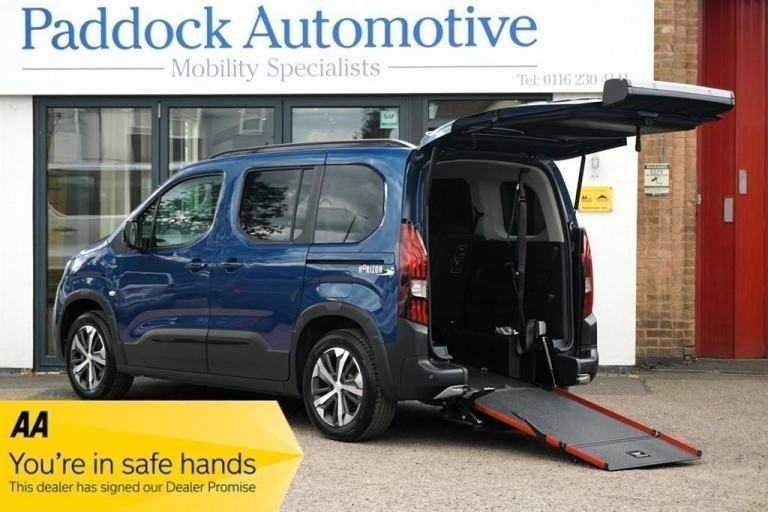 Peugeot Rifter BLUEHDI GT Disabled Wheelchair Accessible Vehicle WAV.