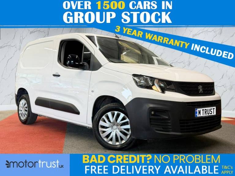 2022 Peugeot Partner 1.5 BlueHDi 1000 Professional Premium Standard Panel Van 5dr Diesel Manual  ...