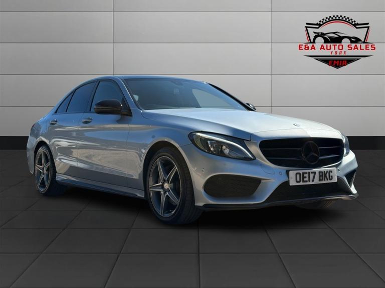 MERCEDES-BENZ C CLASS 2.1 C220d AMG Line Silver Auto Diesel 2017