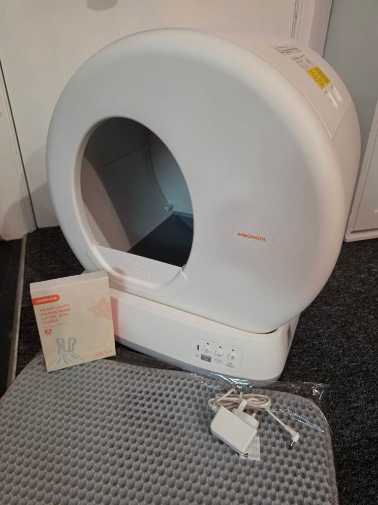 Meowant self cleaning cat litter tray 