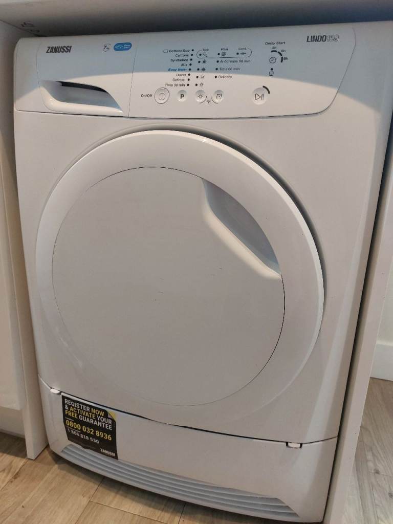 Zanussi Lindo 100 Tumble Dryer – White, excellent Condition