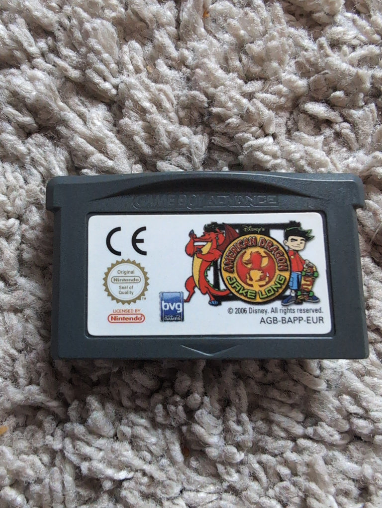American dragon Jake long Gameboy advance game